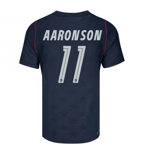 Yhdysvallat Brenden Aaronson #11 Vieraspaita MM-kisat 2026 Lyhythihainen Yhdysvallat Brenden Aaronson #11 Vieraspaita MM-kisat 2026 Lyhythihainen
